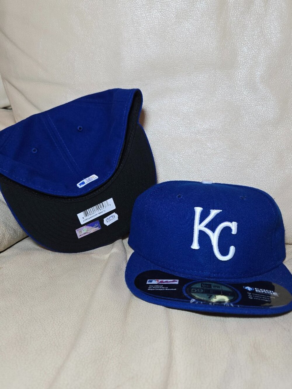 👑 New Era 59FIFTY Kansas City Royals Royal Blue On-Field Fitted Hat All Sizes